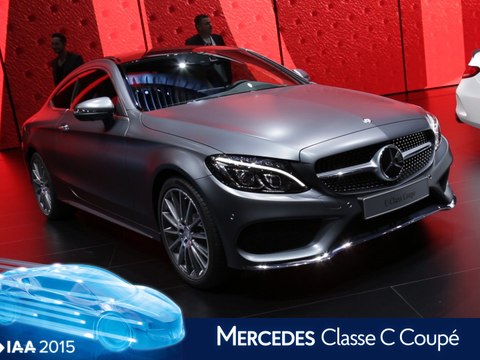 Mercedes Classe C Coupé en direct du salon de Francfort 2015