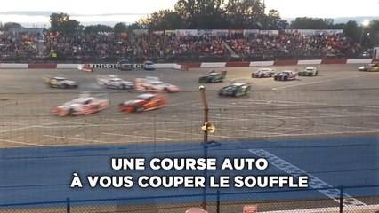 Une course auto à vous couper le souffle