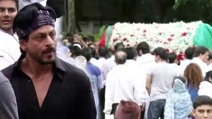 Shahrukh Khan At FUNERAL Of Karim Morani's Mother