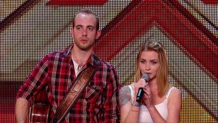 Can Rock & Rose crack a smile  Auditions Week 3  The X Factor UK 2015