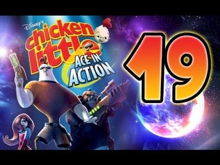 Chicken Little Ace in Action Walkthrough Part 19 (Wii, PS2) Moon Mission 1
