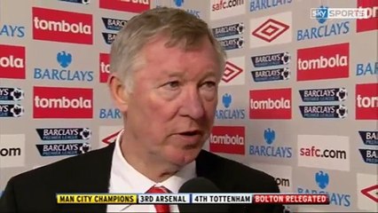 Download Video: Sunderland Vs Manchester United 0-1 - Sir Alex Ferguson Interview - May 13 2012 - [High Quality]