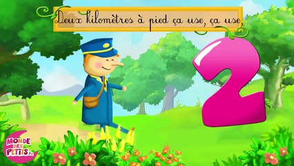 Un kilomètre à pied, ça use les souliers.