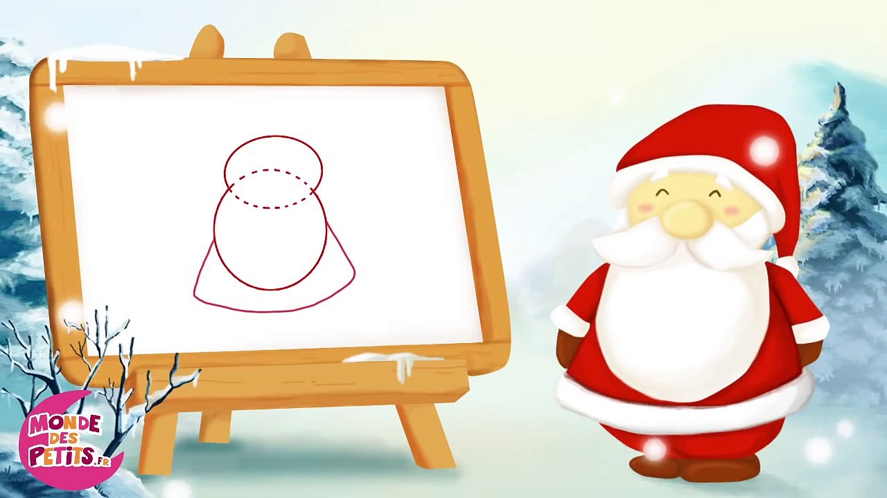 Apprendre à Dessiner Un Père Noël