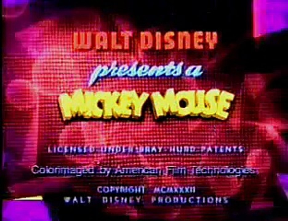 Mickey Mouse 1932 Mickey's Nightmare