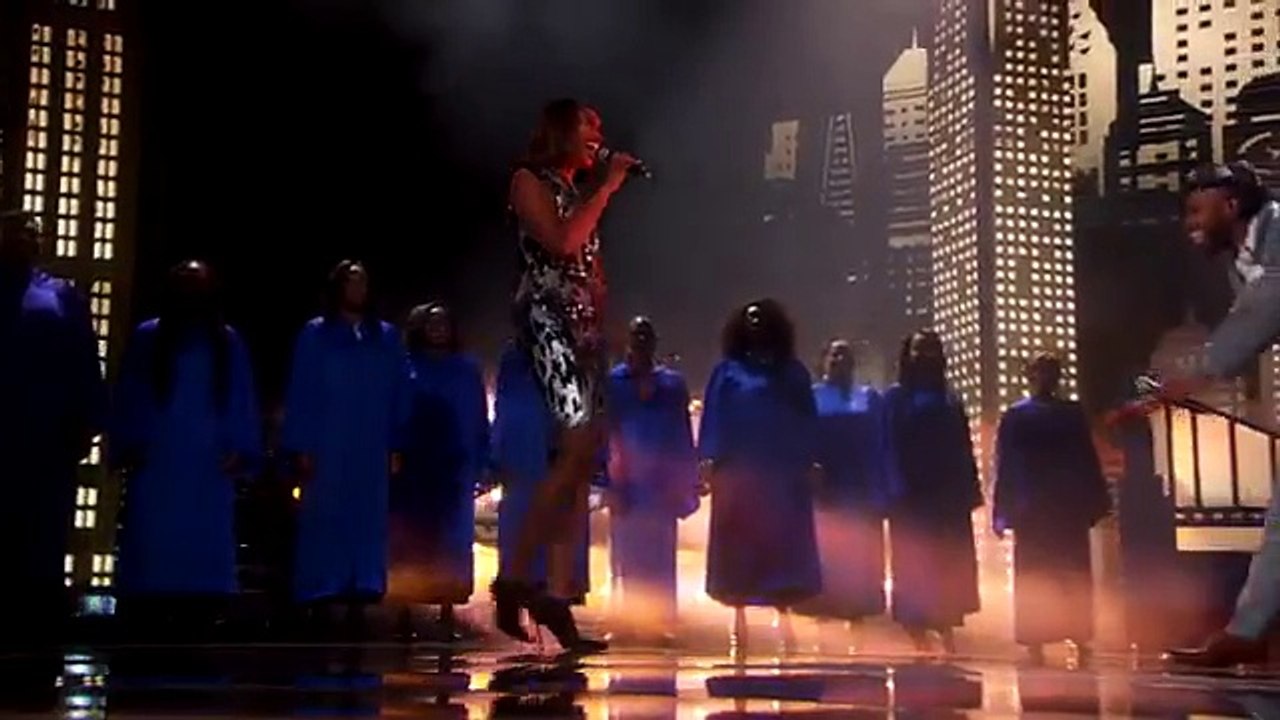 The CraigLewis Band Duo Performs with Yolanda Adams and Choir Americas Got Talent 2015 Finale