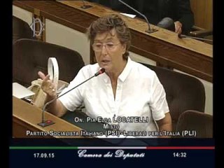 Roma - Audizione Chiamparino (17.09.15)