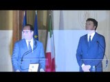 Modena - Dichiarazioni alla stampa al termine dell'incontro Renzi-Hollande (17.09.15)