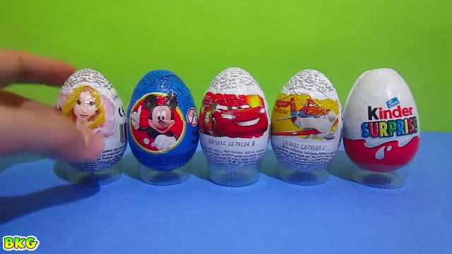 Surprise Eggs Disney Cars Planes Kinder Surprise Disney Princess Mickey Mouse Clubhouse Toys