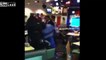 White lady spits on a black girl and the entire black family attacks at Chuck-E-Cheese!