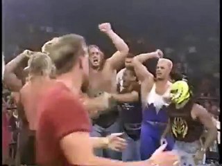 Lex Luger wins WCW world title 1997