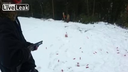 12 gauge rifled slug meets ketchup bottle