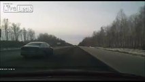 Speeding Car Sends Another Vehicle into Oncoming Traffic