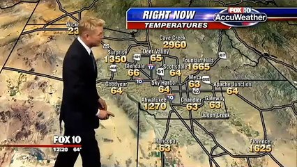Crazy weather map goes live on-air!