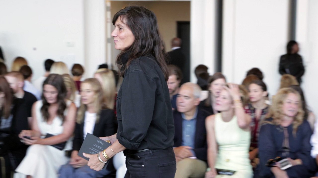 Backstage Interview with Francisco Costa at Calvin Klein