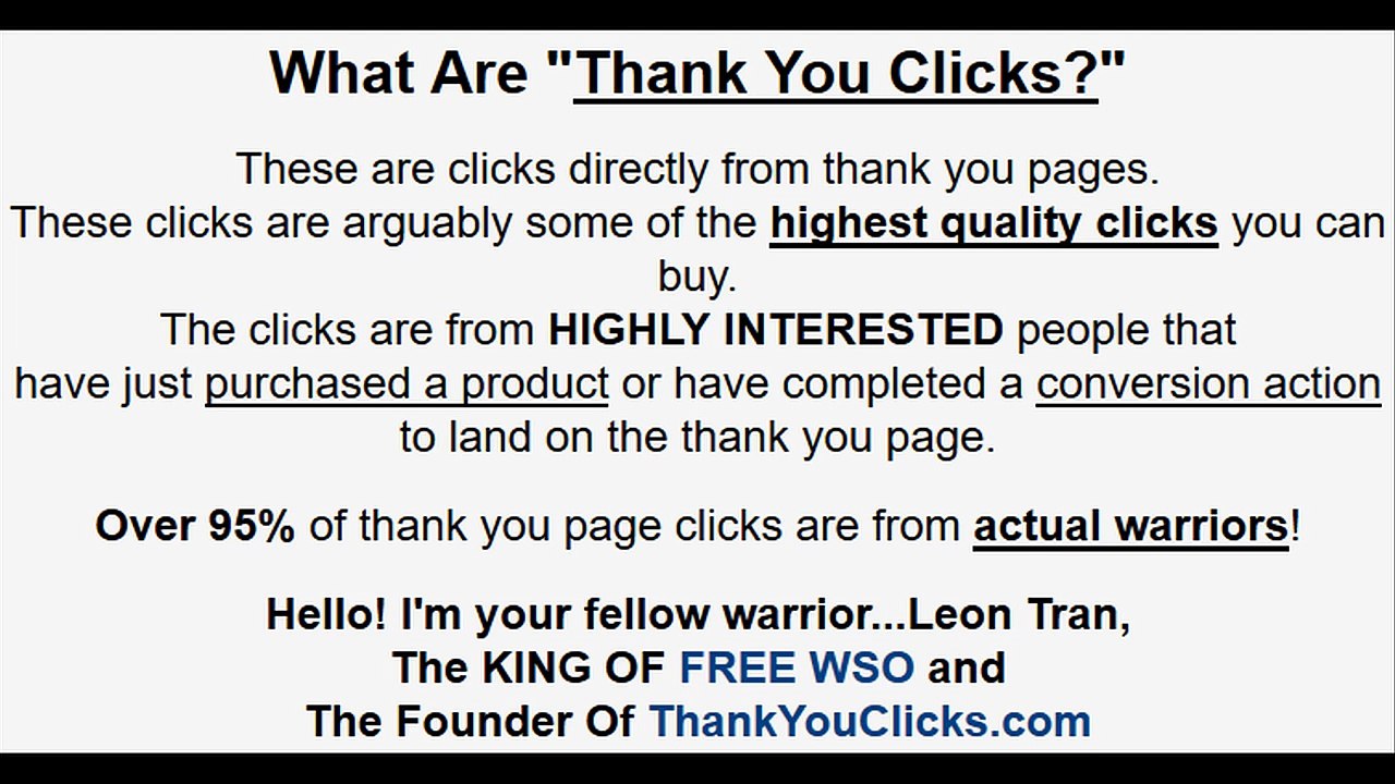 THANK YOU CLICKS BY MYDCOM