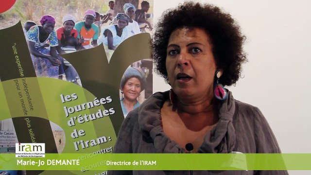 Journée d'Etudes IRAM 2015 - Interview de Marie-Jo Demante : Directrice de l'IRAM
