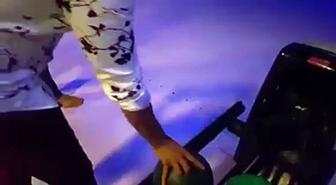 Falak shabir playing bowling