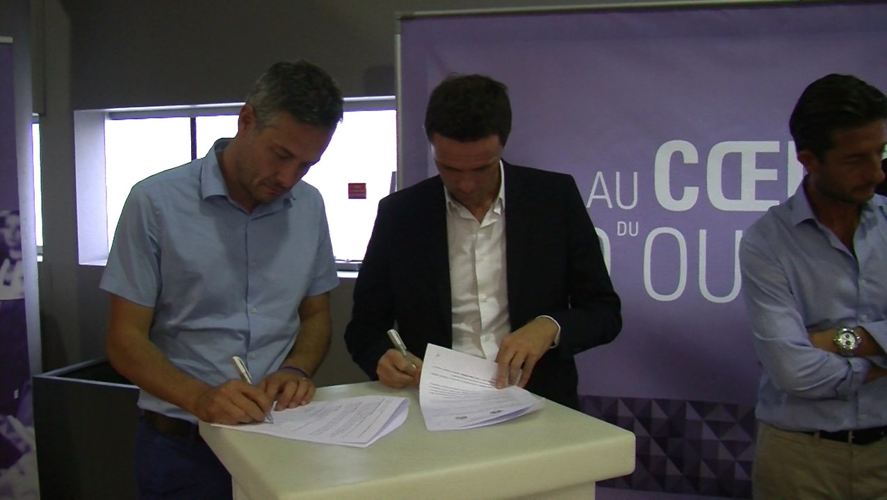 La signatures des conventions avec les clubs affiliés