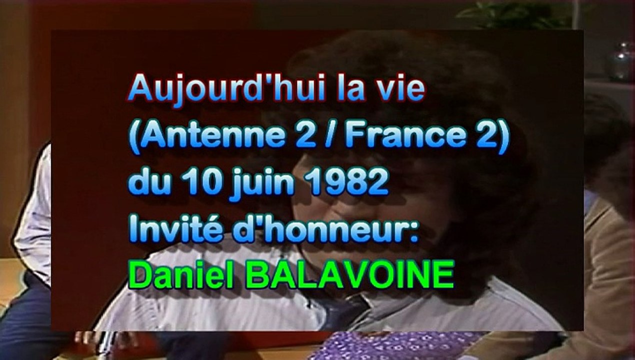 Daniel Balavoine face à ces Fans (Vidéo)