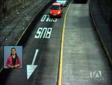 Graves infracciones de tránsito son captadas por las cámaras de la AMT