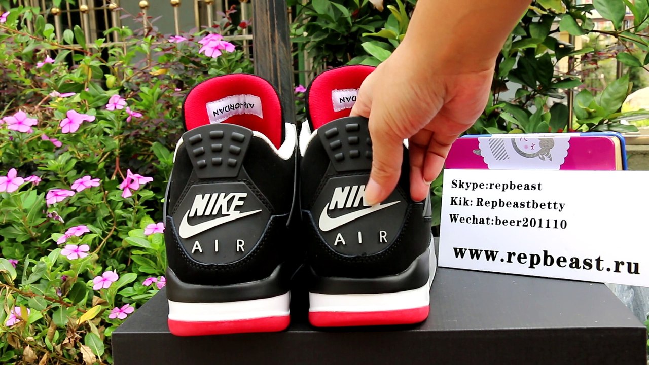 Air Jordan 4 OG ’89 Bred/Black Cement HD Review from Repbeast.ru