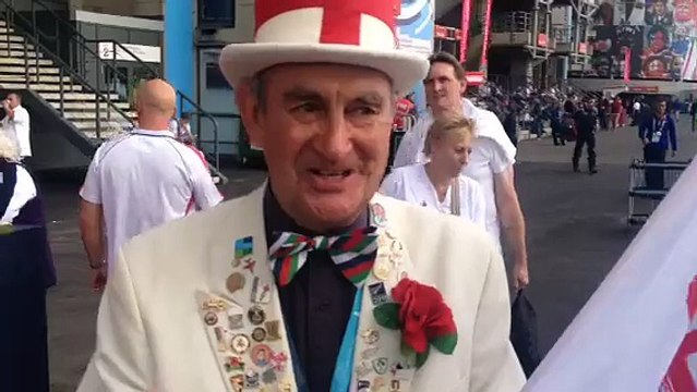 Coupe du monde de rugby : le God Save The Queen de la mascotte