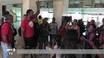 Brazilian homeless families occupy hotel in Brasilia