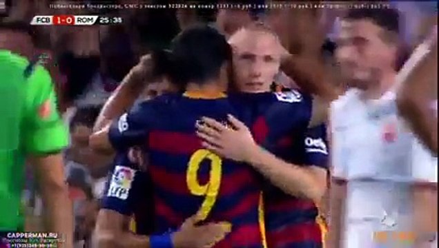 Barcelona vs AS Roma 3-0 All Goals & Highlights 05.08.2015 Joan Gamper Trophy 2015