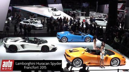 Lamborghini Huracan Spyder : le vent en poupe