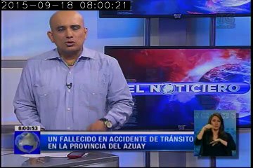 Un fallecido en accidente de tránsito en la provincia del Azuay