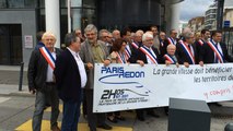 Les élus  du pays de Redon à Rennes pour défendre la desserte TGV