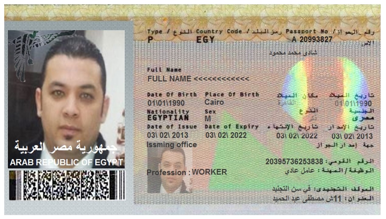 عمل بطاقة شخصية او هوية او جواز سفر جاهز لكل الدول تفعيل فيس بوك وجوجل