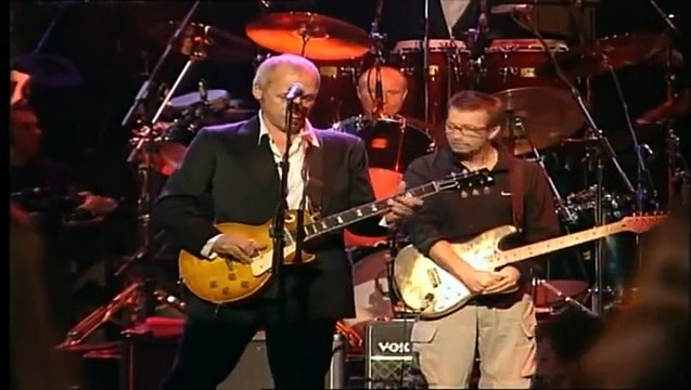 Mark Knopfler, Eric Clapton, Sting & Phil Collins- Money for Nothing (Live Montserrat)