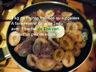 Tarte aux prunes façon légère