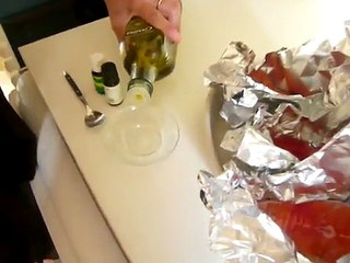 Recette du saumon aux huiles essentielles