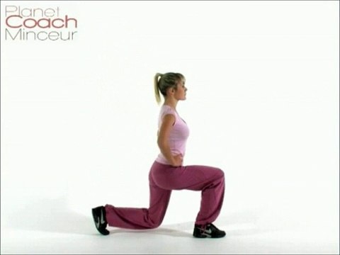 Programme Gym Planet Régime : Cuisses et fesses, la fente avant