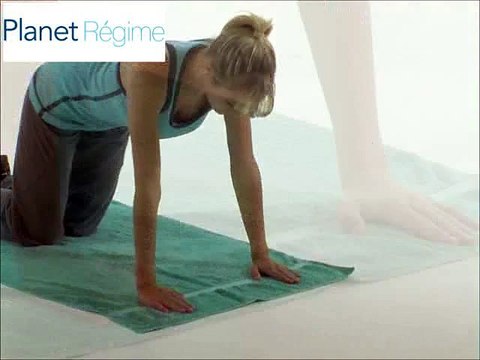 Programme Gym Planet Régime : Fessiers en quadrupédie