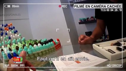 Caméra cachée : les pires arguments des vendeurs de cigarettes électroniques dénoncés par l'UFC Que Choisir