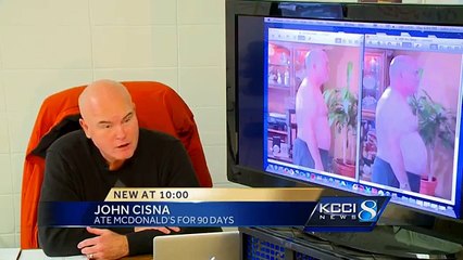 Régime McDonald's : il perd 17 kilos en 3 mois