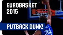 Vesely's Amazing One-Handed Putback Dunk! - EuroBasket 2015