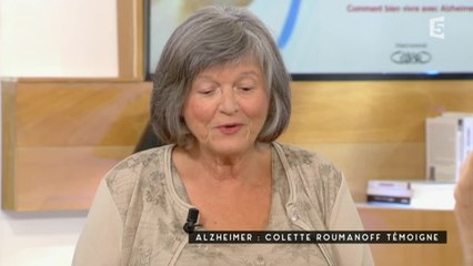 Alzheimer, Colette Roumanoff témoigne - C à vous - 18/09/2015