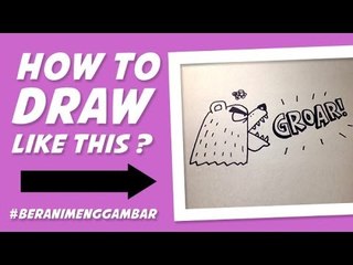 How to Draw Angry Bear From Letter K
