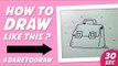 How to Draw a Bag in 30 Seconds - Cara Menggambar Tas