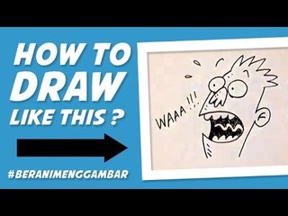 How to Draw a Surprise Face! - Cara Menggambar Wajah Kaget