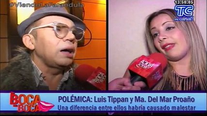 Luis Tippan y Ma. Del Mar Proaño- Una diferencia entre ellos habría causado malestar