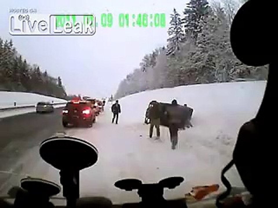 Car overturned