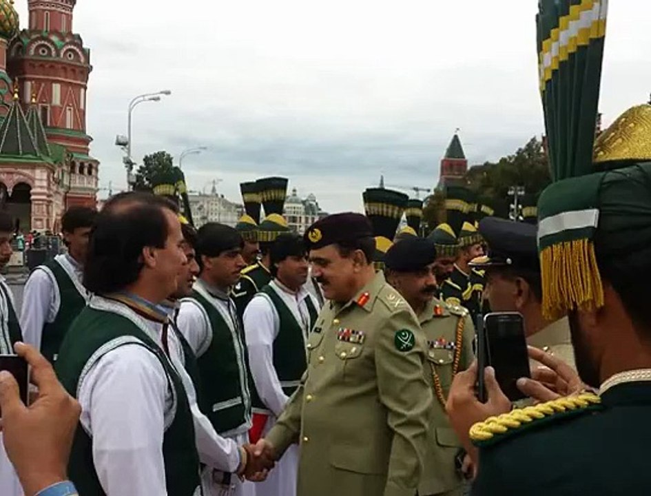 Pakistani tri services band which performed at Moscow, Russia