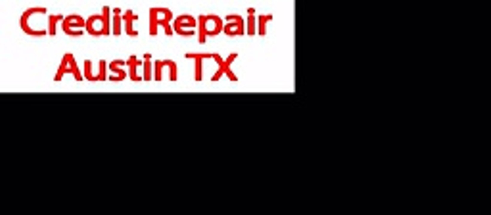 credit repair companies austin