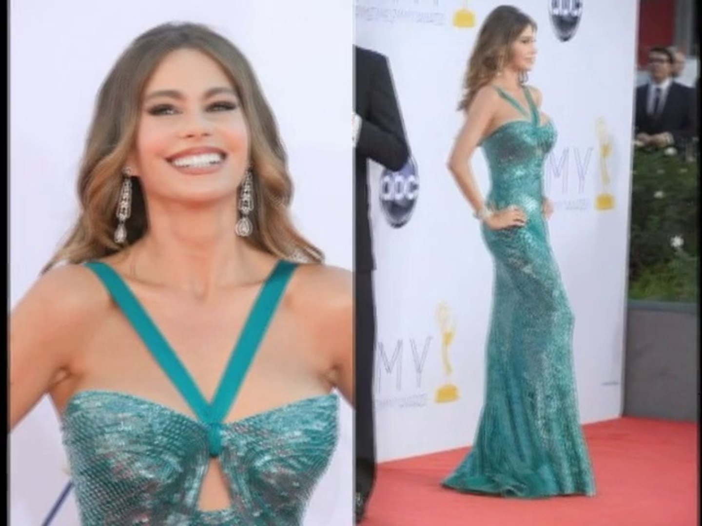 Sofia Vergara Wardrobe Malfunction At Emmy Awards Video Dailymotion